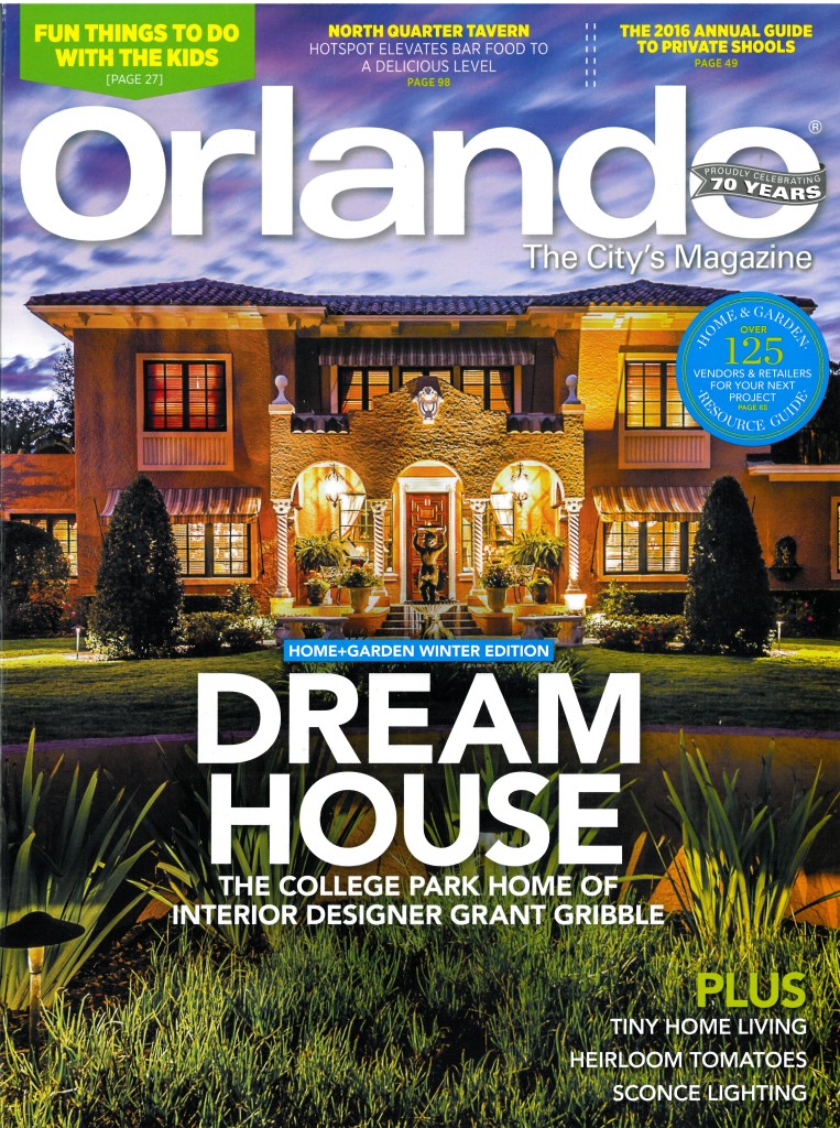 Gribble Interior Group Featured on Orlando Magazine Cover