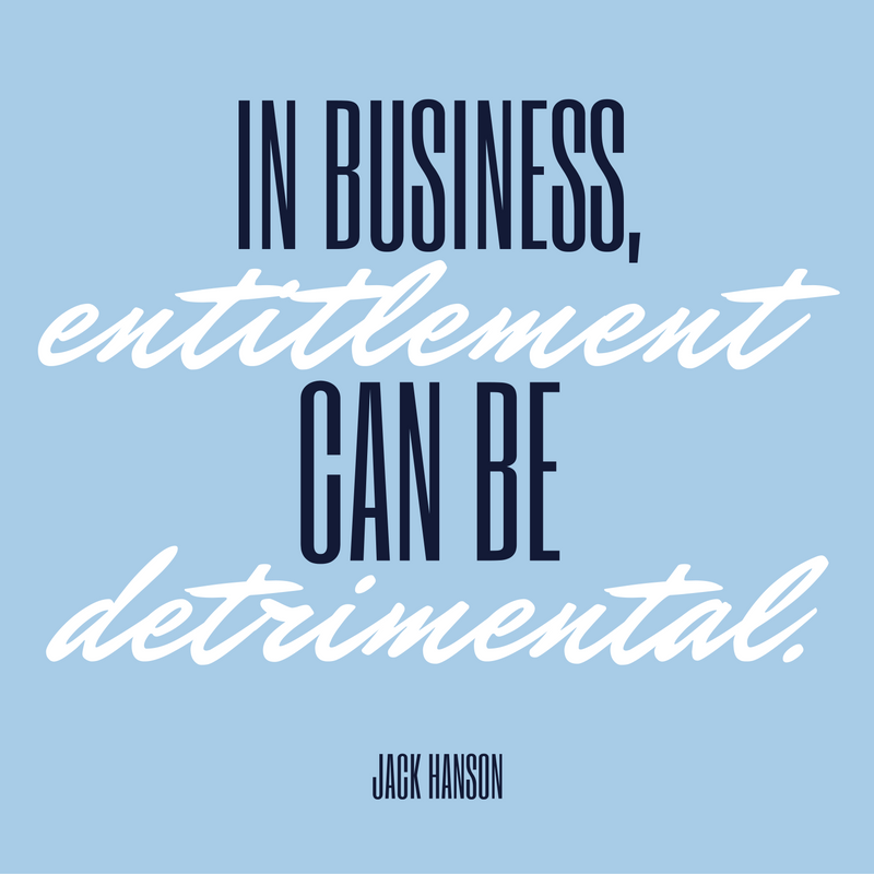 Entitlement in Business