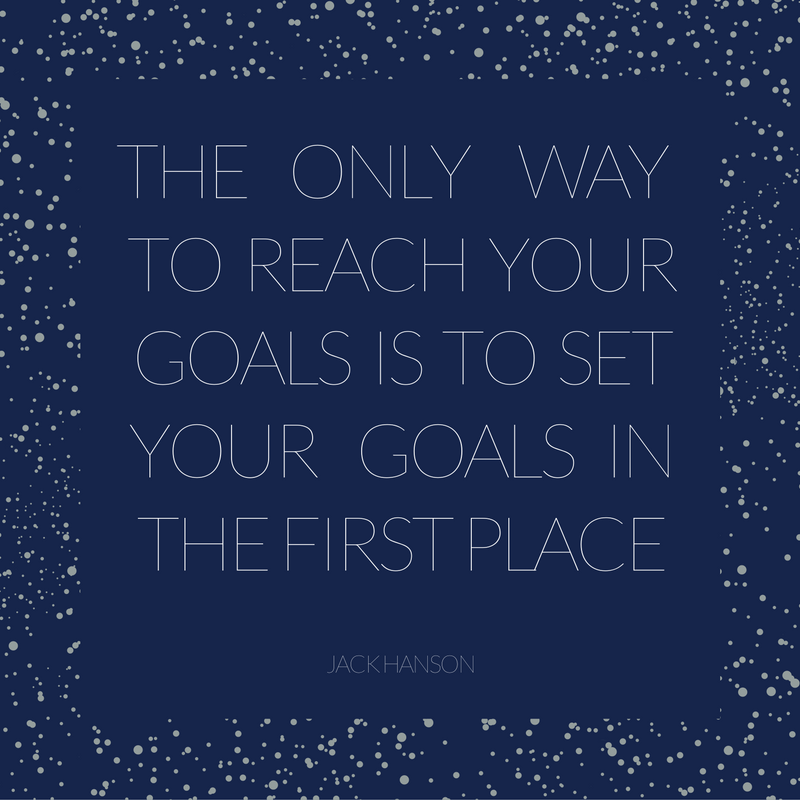 Setting Goals in the New Year